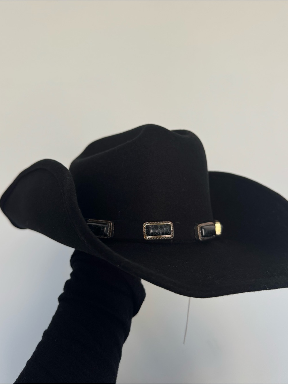 12th Tribe McGraw Black Onyx Cowboy Hat - Picture 10 of 14